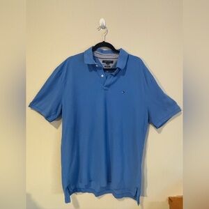 Tommy Hilfiger Mens Polo Rugby Blue Shirt XL